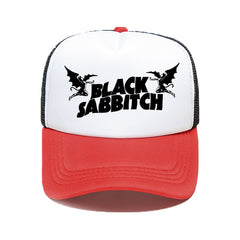 Rock band mesh hat