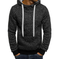 Autumn Winter Solid Men Hoodies