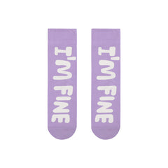 Macaron Solid Color Couple Socks Women's Tube Socks