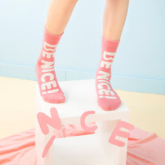 Macaron Solid Color Couple Socks Women's Tube Socks