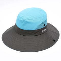 Outdoor Sun Hat With Large Side Shading In Summer