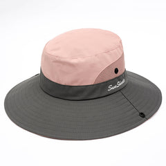 Outdoor Sun Hat With Large Side Shading In Summer