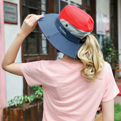 Outdoor Sun Hat With Large Side Shading In Summer