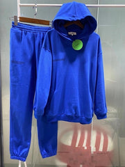 Solid Cotton Women Sweatsuits, Hooded, Sweatshirts, Hoodies Track Pants Joggers