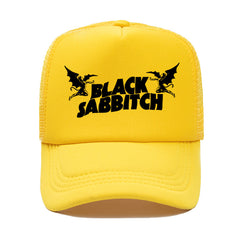 Rock band mesh hat