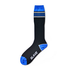 Nylon Striped High Tube Football Socks For Athletic Durability