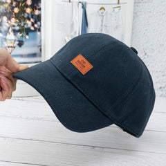 Men's And Women's Fashionable And Simple Cotton Soft Top Baseball Hat