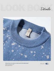 Youth Printing Pullover Comfortable Winter Warm Hoodie Christmas Sweater Men