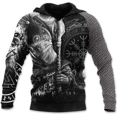 New Viking Hooded Sweatshirt Men's Hoodie