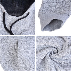 Autumn Winter Solid Men Hoodies