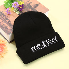 Autumn MEOW Men Women Casual Hip Hop Hats Knitted Wool Skullies Beanies Hat Warm Winter Hat For Women Beanie Winter Caps