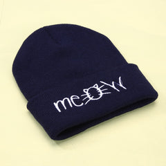 Autumn MEOW Men Women Casual Hip Hop Hats Knitted Wool Skullies Beanies Hat Warm Winter Hat For Women Beanie Winter Caps