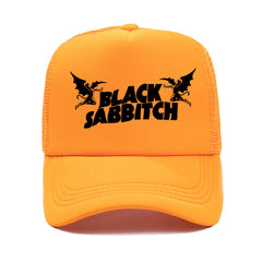 Rock band mesh hat