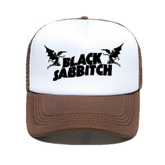Rock band mesh hat