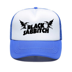 Rock band mesh hat
