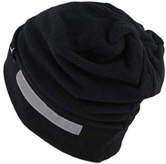 Fleece Winter Functional Beanie Hat Cold Weather-Reflective Safety for Everyone Performance Stretch
