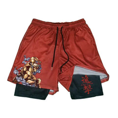 Anime Attack on Titan Gym Shorts Black