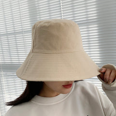 Women's Double Sided Printing Fisherman Hat Big Brim Fashion