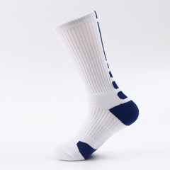Classic High Top Towel Bottom Sports Socks Terry Thickening Antiskid Elite Basketball Socks Men's High Tube Socks