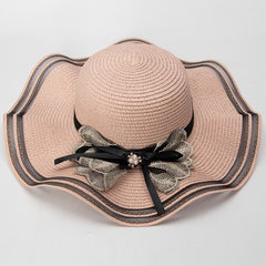 Summer Beach Straw Hat Korean Style All-match Lace