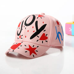Parent-child Boys And Girls Curved Brim Graffiti Baseball Hat