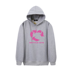 Letter Print Hip Hop Men's And Women's Hoodie