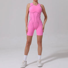 Yoga Clothes Set Workout Jumpsuits Sports Outfits Fitness Sportswear Women Tracksuit Push Up Rompers Gym Bodysuits Athletic Wear