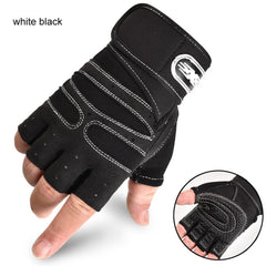 Workout Gloves for Men Women Half Finger Glove with Wrist Wrap for Sport Weight Lifting Training Bicycle Motorcyclist Gym Glove