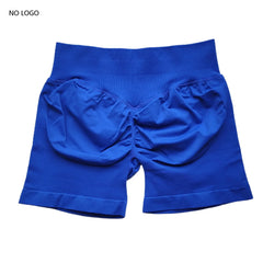 Impact Shorts Low Ribbed Band Gym Shorts Women Workout Clothes Scrunch Bum Seamless Shorts Yoga Biker Sports Shorts