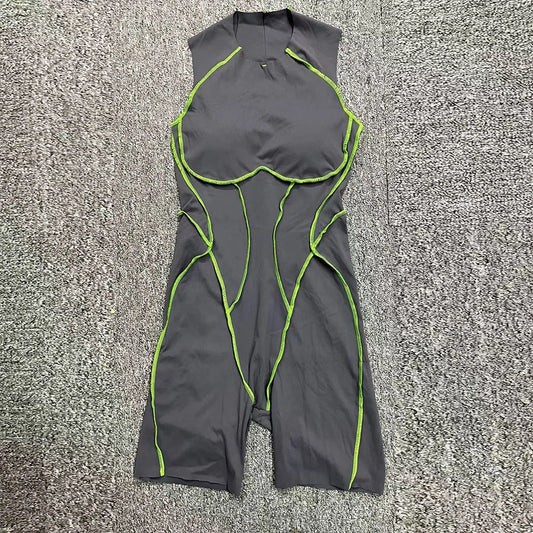 Yoga Clothes Set Workout Jumpsuits Sports Outfits Fitness Sportswear Women Tracksuit Push Up Rompers Gym Bodysuits Athletic Wear