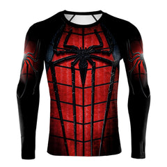 Superhero T-shirt Fashion Comics Spider Cosplay Mens Compression Fitness Clothes Sport Jersey T Shirt Male Gym Fitness Tops