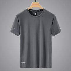 89% Nylon Quick Dry Sport T Shirt Men'S 2025 Short Sleeves Summer Casual OverSize 6XL 7XL 8XL Top Tees GYM Tshirt Clothes