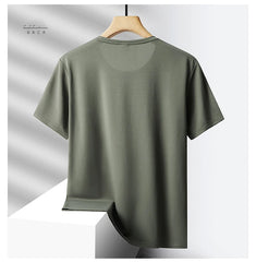 Quick Dry Sport Fashion T Shirt Men'S 2024 Short Sleeves Summer Casual Black Green OverSize 6XL 7XL Top Tees GYM Tshirt Clothes