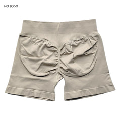 Impact Shorts Low Ribbed Band Gym Shorts Women Workout Clothes Scrunch Bum Seamless Shorts Yoga Biker Sports Shorts