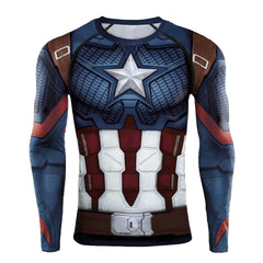 Superhero T-shirt Fashion Comics Spider Cosplay Mens Compression Fitness Clothes Sport Jersey T Shirt Male Gym Fitness Tops
