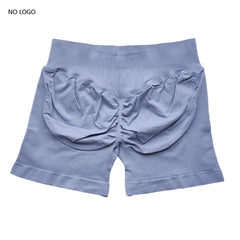 Impact Shorts Low Ribbed Band Gym Shorts Women Workout Clothes Scrunch Bum Seamless Shorts Yoga Biker Sports Shorts
