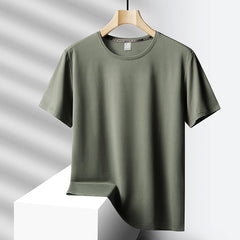 Quick Dry Sport Fashion T Shirt Men'S 2024 Short Sleeves Summer Casual Black Green OverSize 6XL 7XL Top Tees GYM Tshirt Clothes
