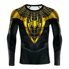 Superhero T-shirt Fashion Comics Spider Cosplay Mens Compression Fitness Clothes Sport Jersey T Shirt Male Gym Fitness Tops