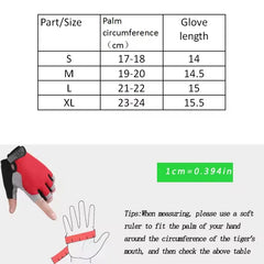 Breathable Anti-Slip Half Finger Gloves for Fitness Cycling Summer Gym Cycling Gloves for Men And Women Bicycle Riding Fishing
