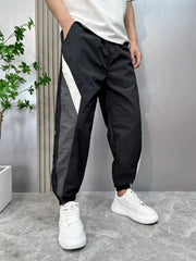 Men's Trousers Jogger Man Running Mens Pants Jogging Men's Summer Clothes Sport Korean Popular Clothes Ice Silk Pants Gym Cargo