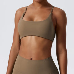 Comfort Sexy Sports Bra Gym Top Women Training Yoga Clothes Stretch Women Sports Underwear Fitness Workout Back Cross Yoga Bra