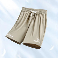 2024 Summer Men's Tennis Breathable Shorts Boutique Fashion Gym Men Running Sports Drawstring Shorts Club Game Training Clothing