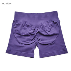 Impact Shorts Low Ribbed Band Gym Shorts Women Workout Clothes Scrunch Bum Seamless Shorts Yoga Biker Sports Shorts