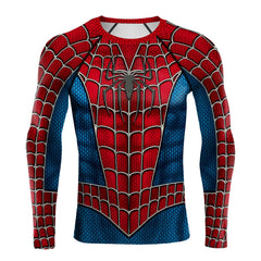 Superhero T-shirt Fashion Comics Spider Cosplay Mens Compression Fitness Clothes Sport Jersey T Shirt Male Gym Fitness Tops