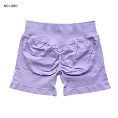 Impact Shorts Low Ribbed Band Gym Shorts Women Workout Clothes Scrunch Bum Seamless Shorts Yoga Biker Sports Shorts