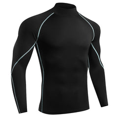 Men Running T shirt Quick Dry Bodybuilding Sport Shirt Long Sleeve Compression Top Fitness Tight Rashgard Gym T-Shirt Men