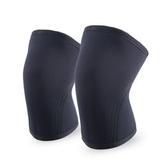 1 Pair Thicken Knee Sleeves Pad Support 7mm Compression Neoprene Knee Protector for Gym Men Women Sports Weightlifting