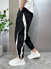 Men's Trousers Jogger Man Running Mens Pants Jogging Men's Summer Clothes Sport Korean Popular Clothes Ice Silk Pants Gym Cargo