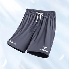 2024 Summer Men's Tennis Breathable Shorts Boutique Fashion Gym Men Running Sports Drawstring Shorts Club Game Training Clothing
