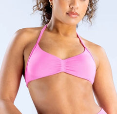 No Logos New Bra High Impact Sports Backless Yoga Neck-hanging Bra Gym Clothes Women Halter Sexy Workout Push-up Fitness Tops